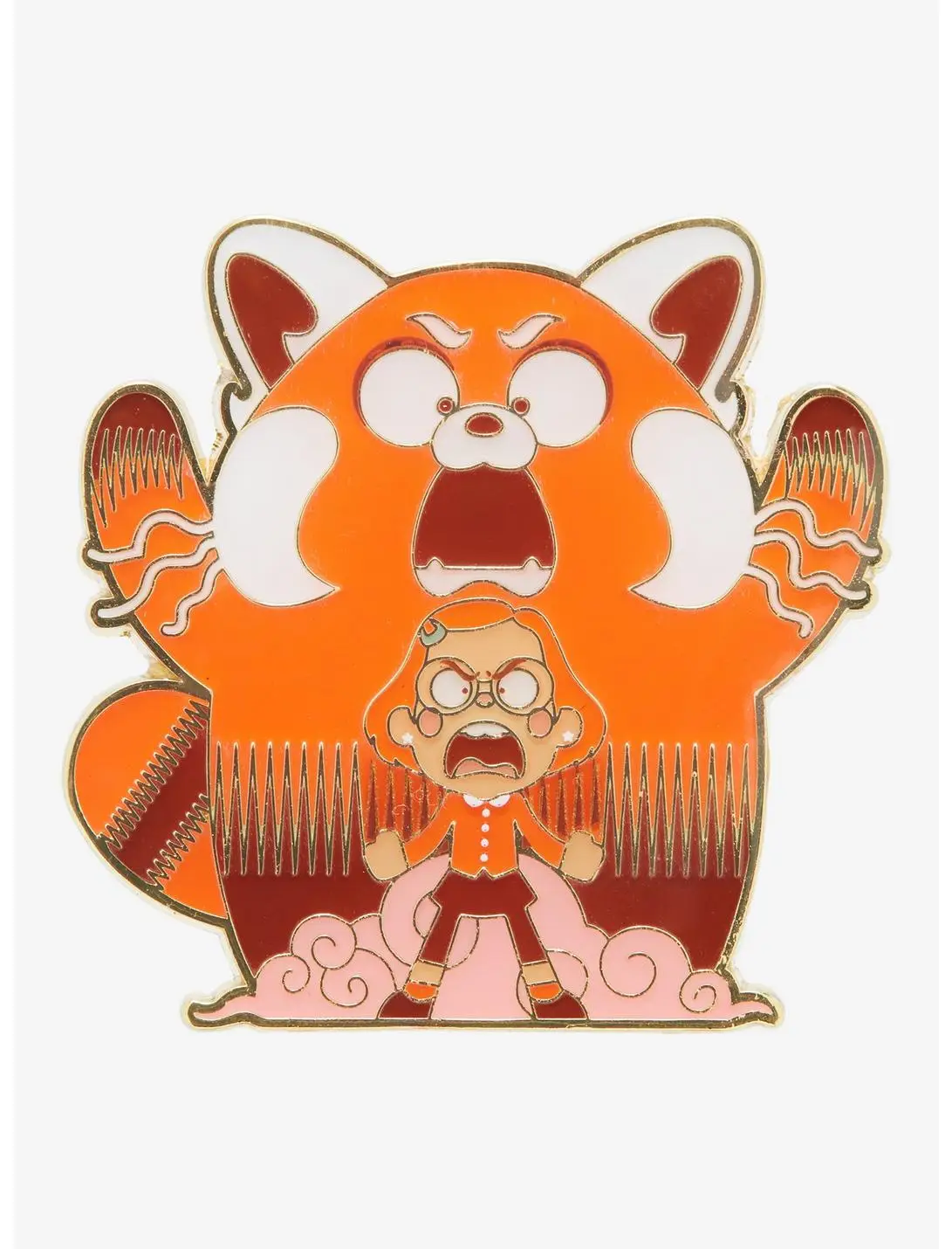 Loungefly Disney Pixar Turning Red Angry Mei Enamel Pin - BoxLunch Exclusive