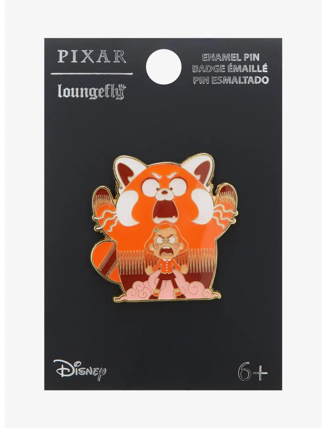 Loungefly Disney Pixar Turning Red Angry Mei Enamel Pin - BoxLunch Exclusive