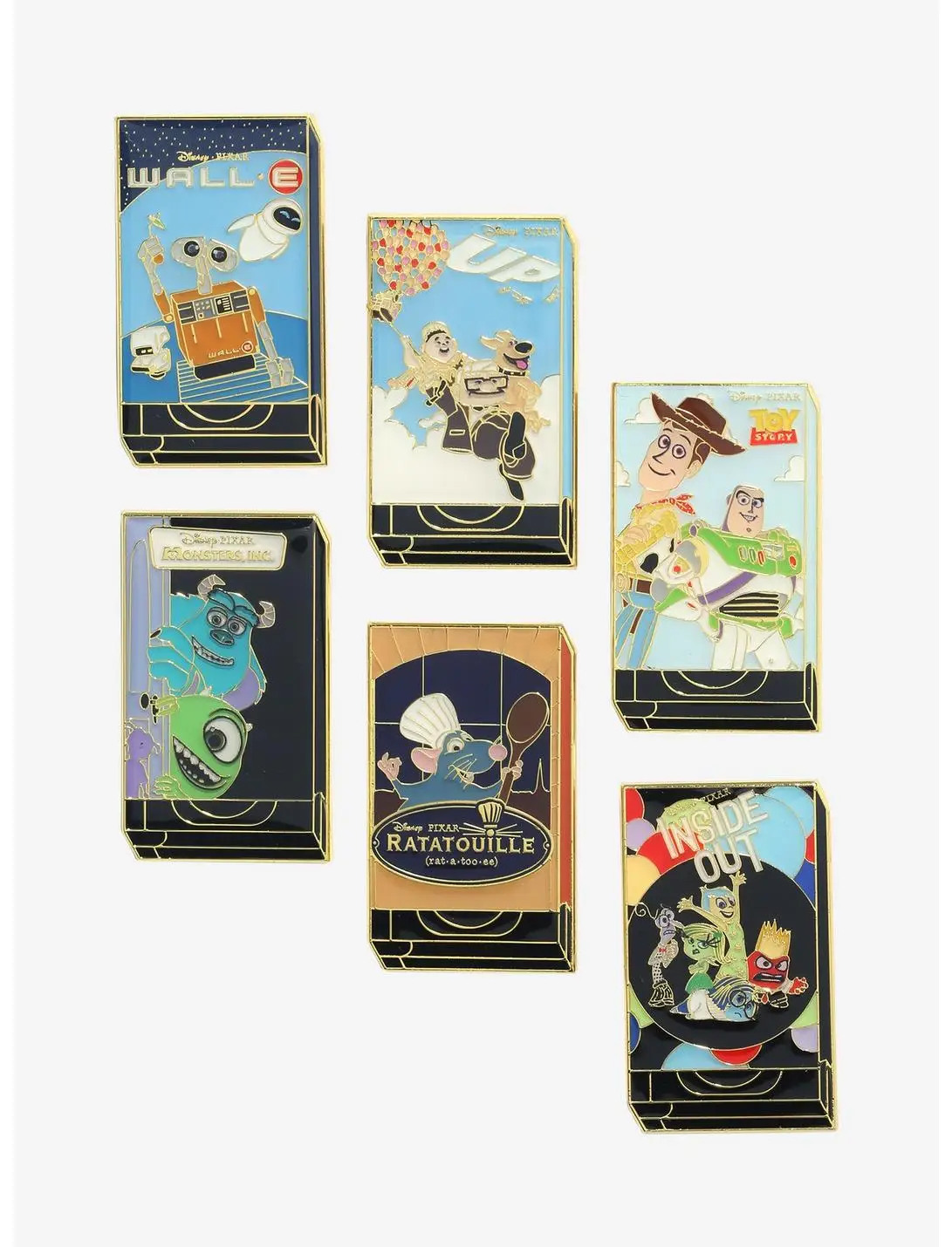 Loungefly Disney Pixar VHS Covers Blind Box Enamel Pin - BoxLunch Exclusive