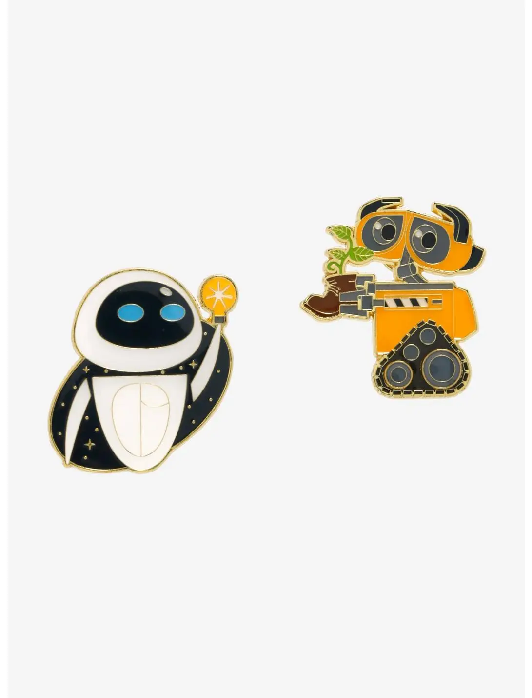 Loungefly Disney Pixar WALL-E and EVE Enamel Pin Set — BoxLunch Exclusive