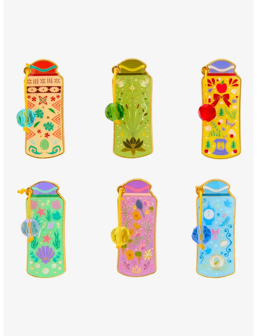 Loungefly Disney Princess Beaded Water Bottle Blind Box Enamel Pin — BoxLunch Exclusive