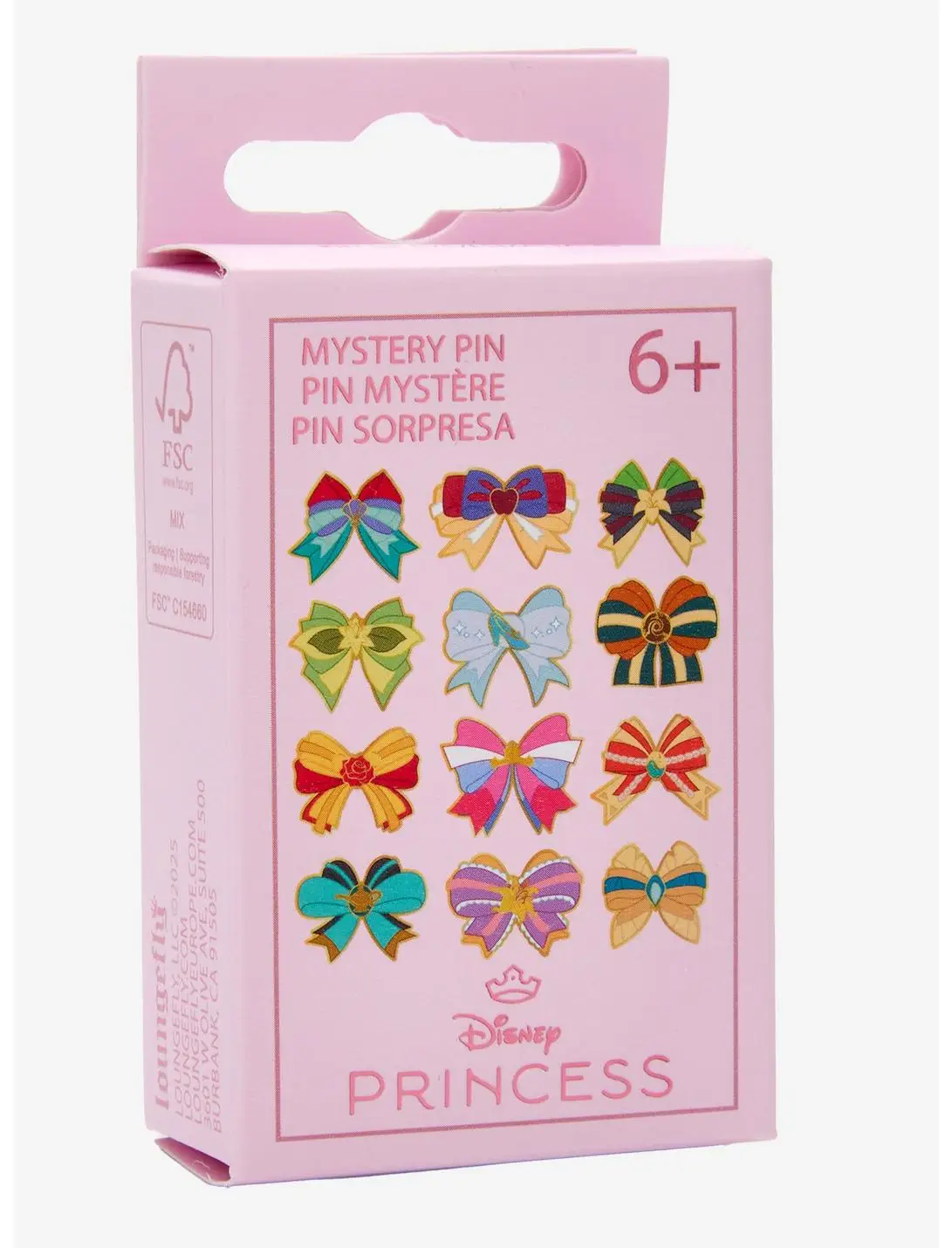 Loungefly Disney Princess Bow Blind Box Enamel Pin — BoxLunch Exclusive