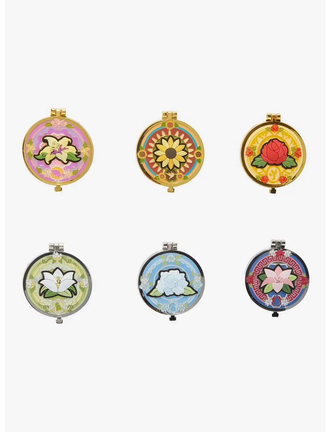 Loungefly Disney Princess Compact Mirror Blind Box Enamel Pin - BoxLunch Exclusive