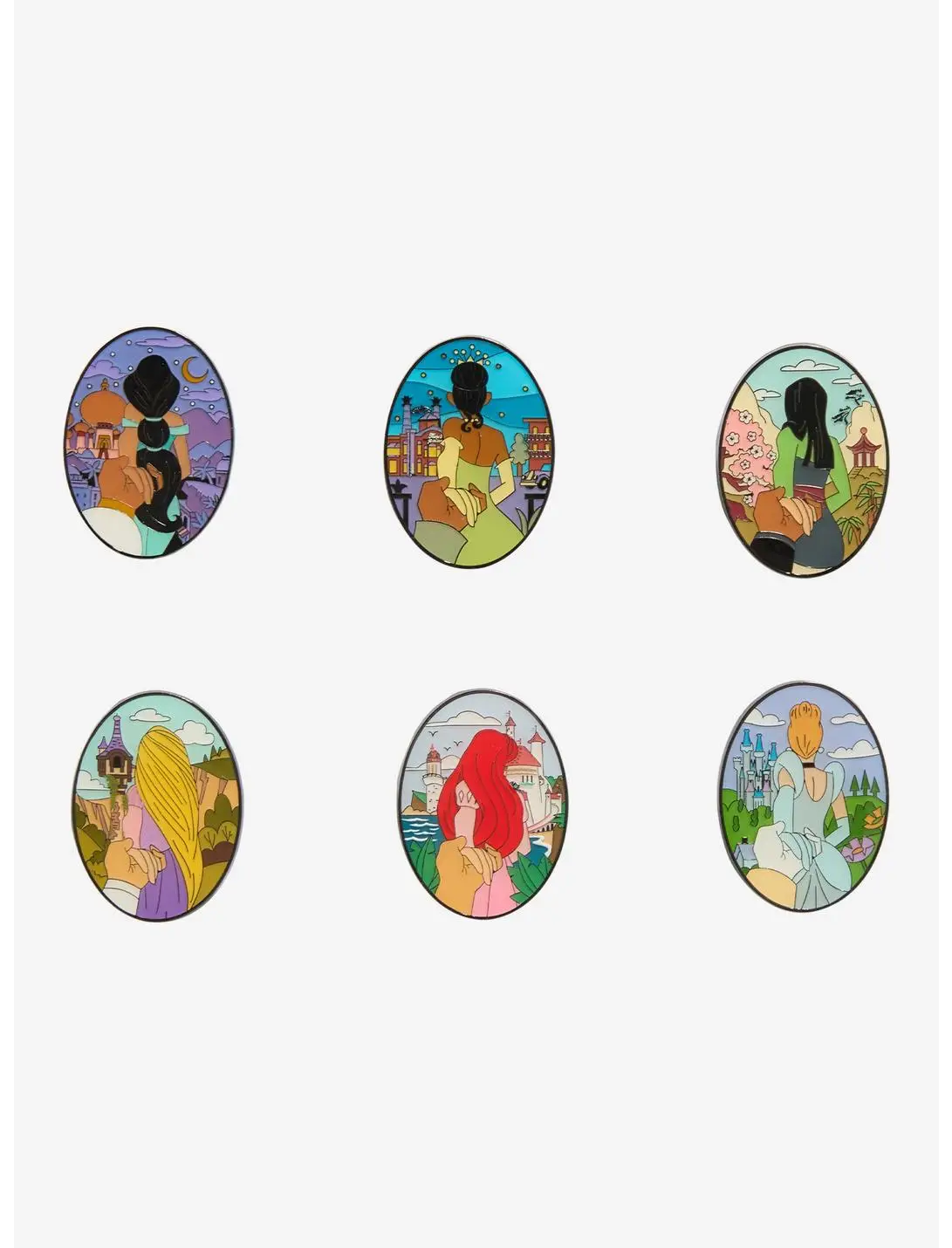 Loungefly Disney Princess Hand Holding Blind Assorted Enamel Pin — BoxLunch Exclusive