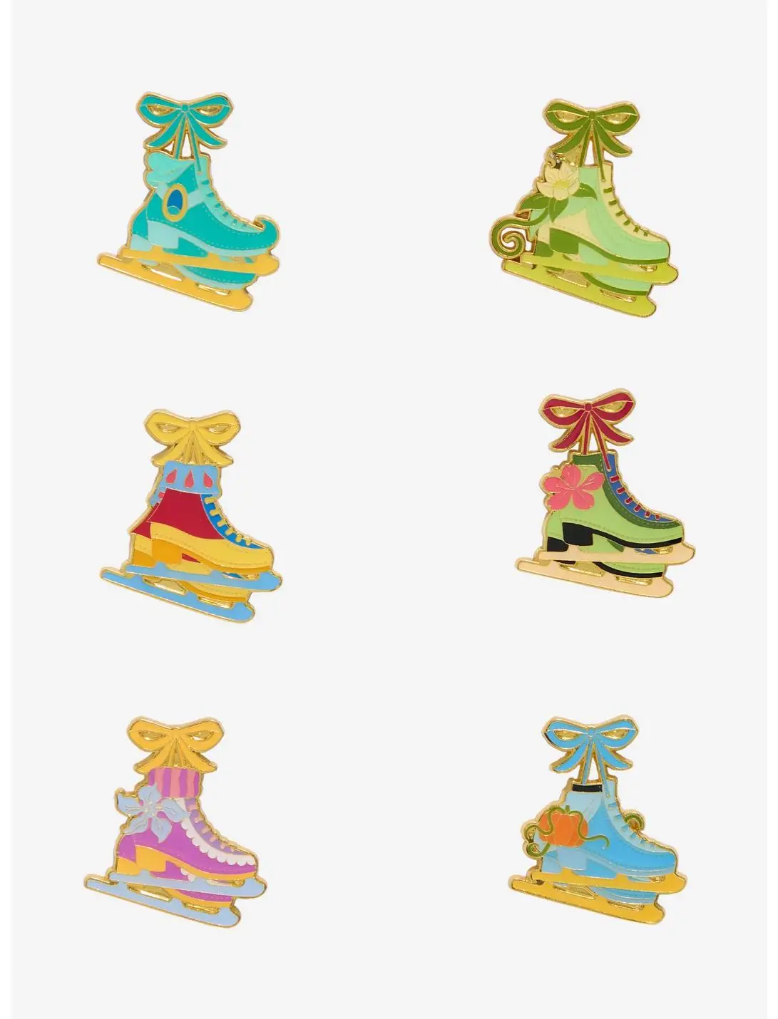 Loungefly Disney Princess Ice Skates Blind Box Enamel Pin — BoxLunch Exclusive
