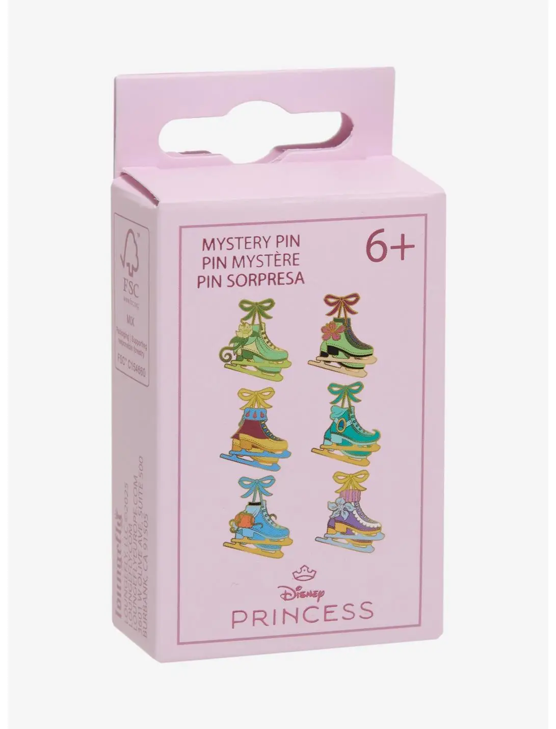 Loungefly Disney Princess Ice Skates Blind Box Enamel Pin — BoxLunch Exclusive