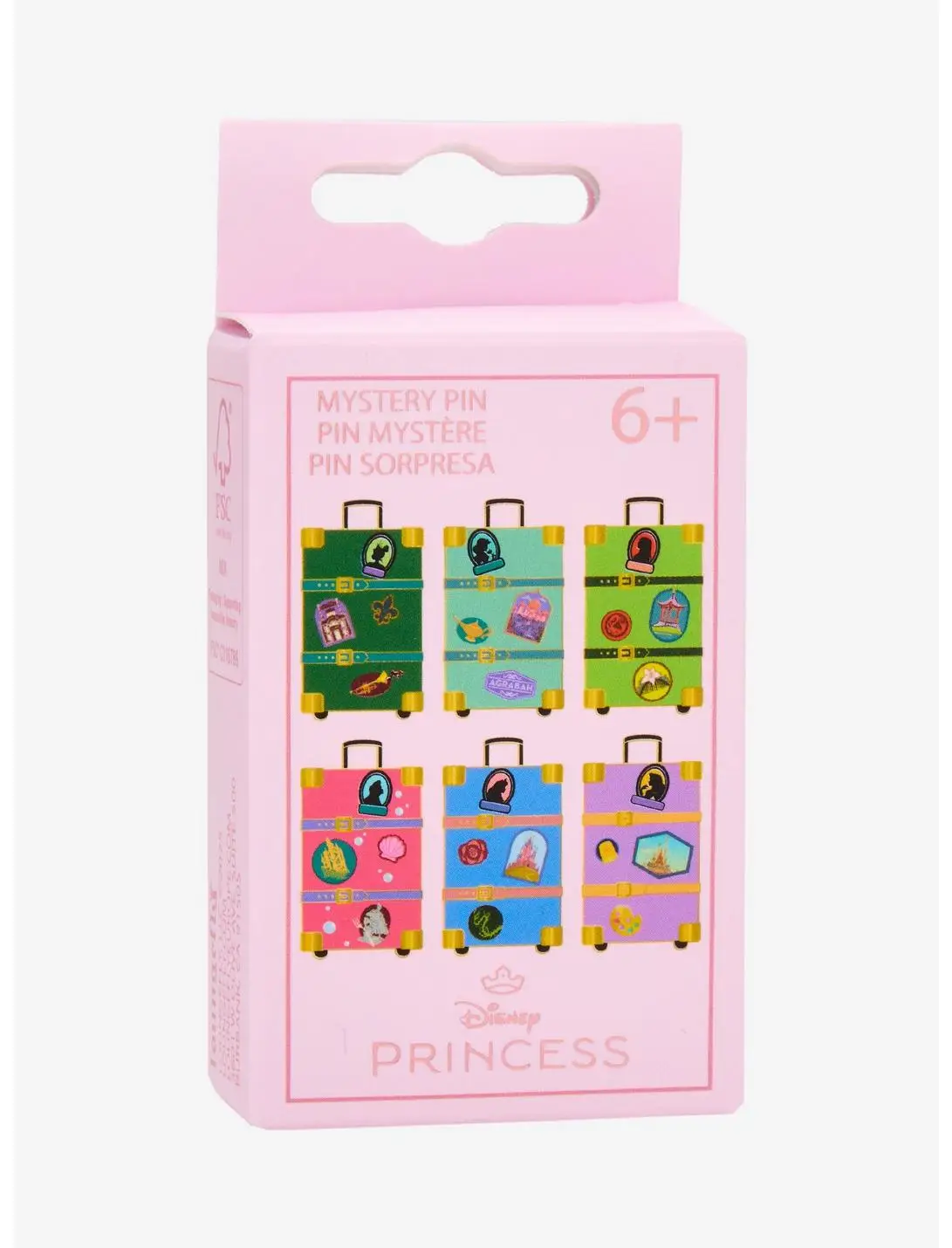 Loungefly Disney Princess Luggage Blind Box Enamel Pin - BoxLunch Exclusive