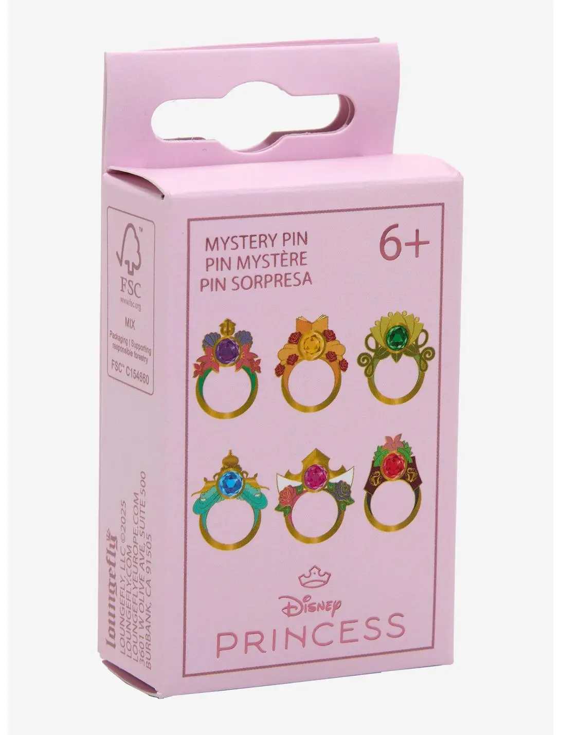 Loungefly Disney Princess Rings Blind Box Enamel Pin - BoxLunch Exclusive