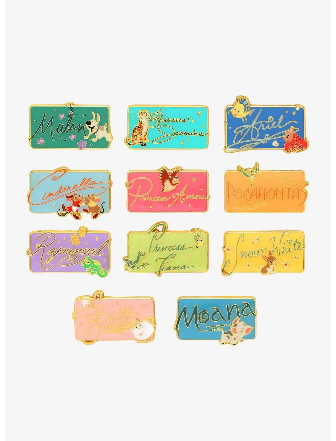 Loungefly Disney Princess Signature & Sidekicks Blind Box Enamel Pin - BoxLunch Exclusive