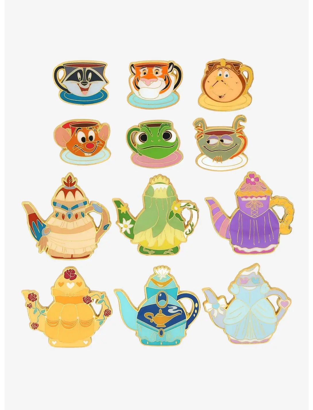 Loungefly Disney Princess Teacup Set Blind Box Enamel Pin - BoxLunch Exclusive