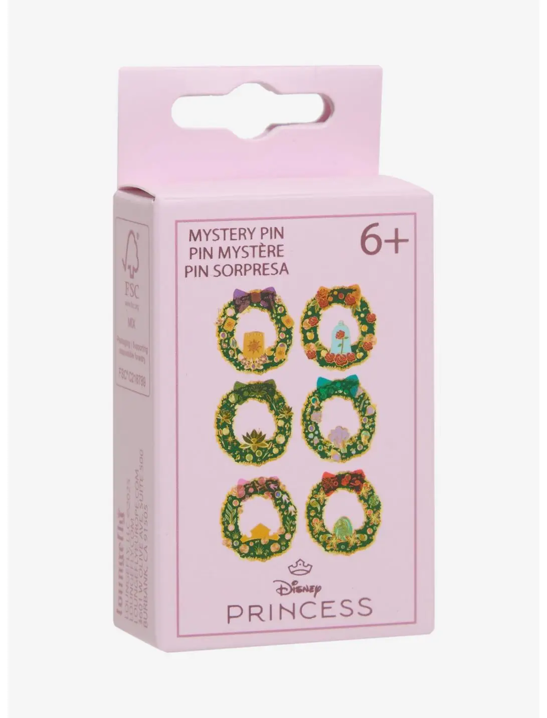 Loungefly Disney Princess Wreaths 3D Bow Blind Box Enamel Pin — BoxLunch Exclusive