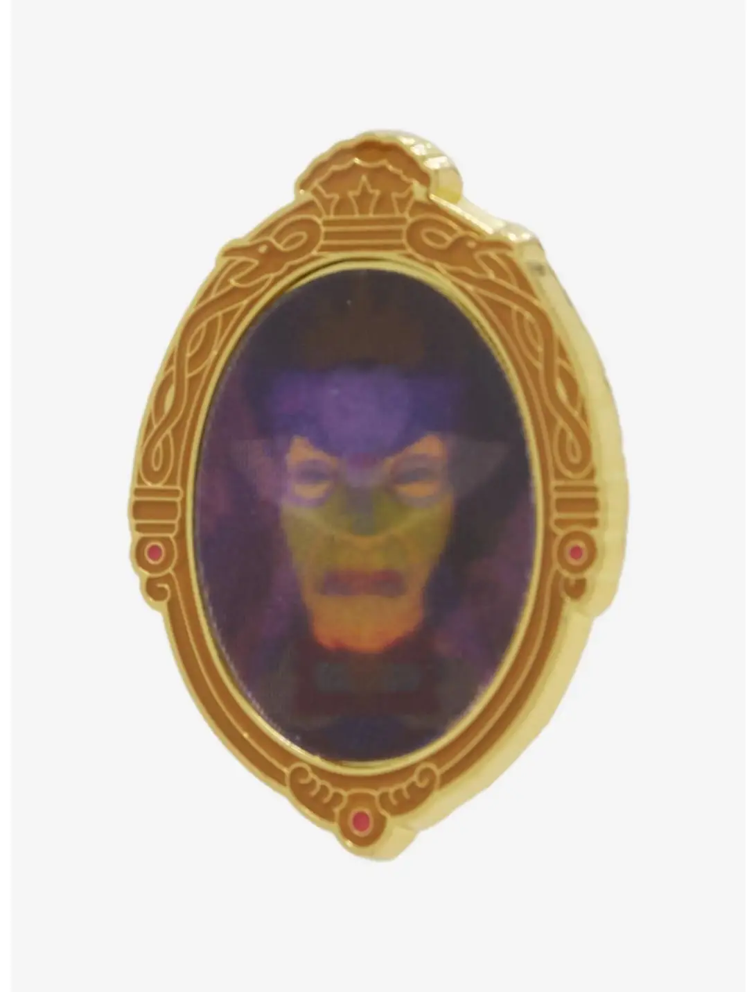 Loungefly Disney Snow White and the Seven Dwarfs Evil Queen Lenticular Portrait Enamel Pin