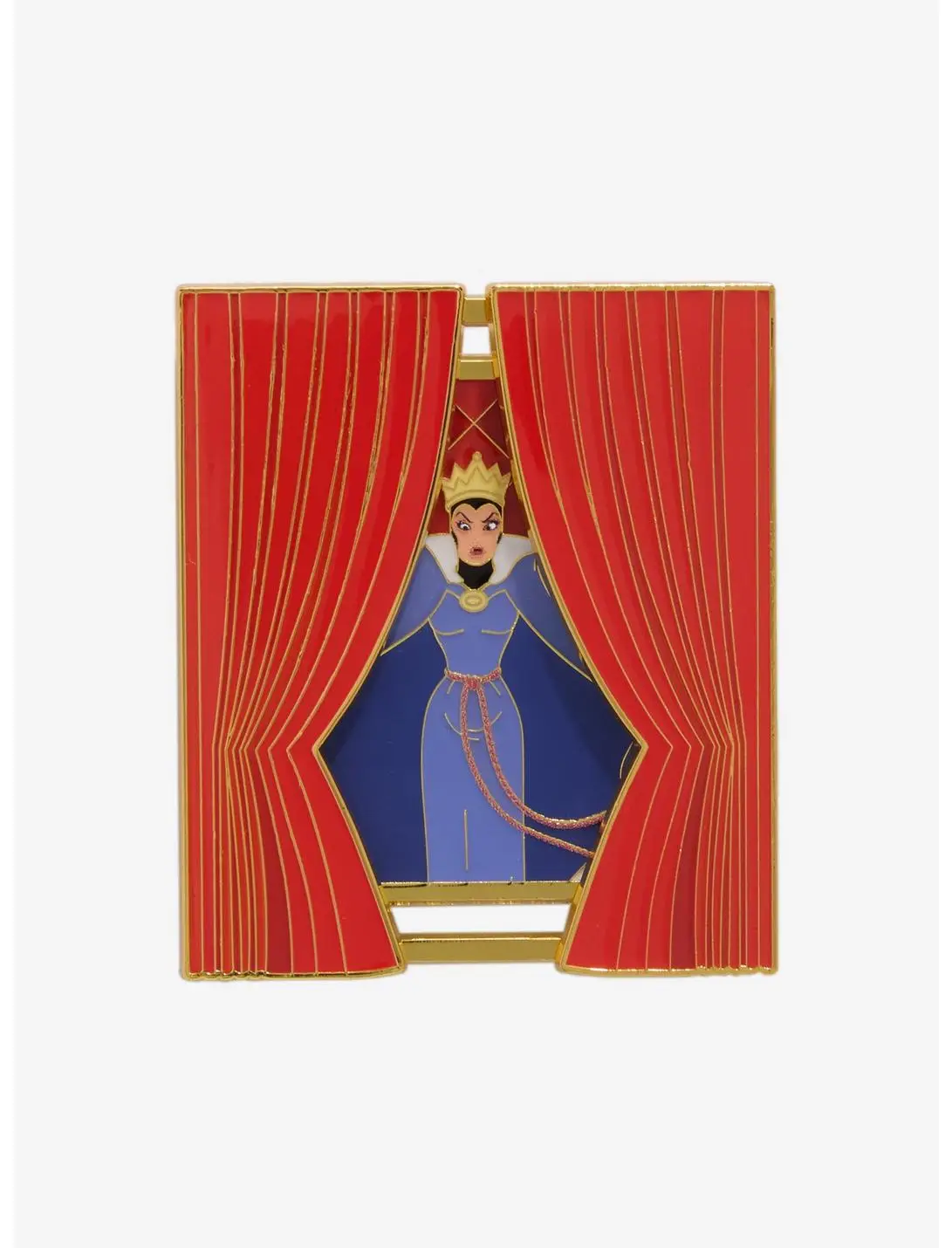 Loungefly Disney Snow White and the Seven Dwarfs Evil Queen Sliding Enamel Pin — BoxLunch Exclusive