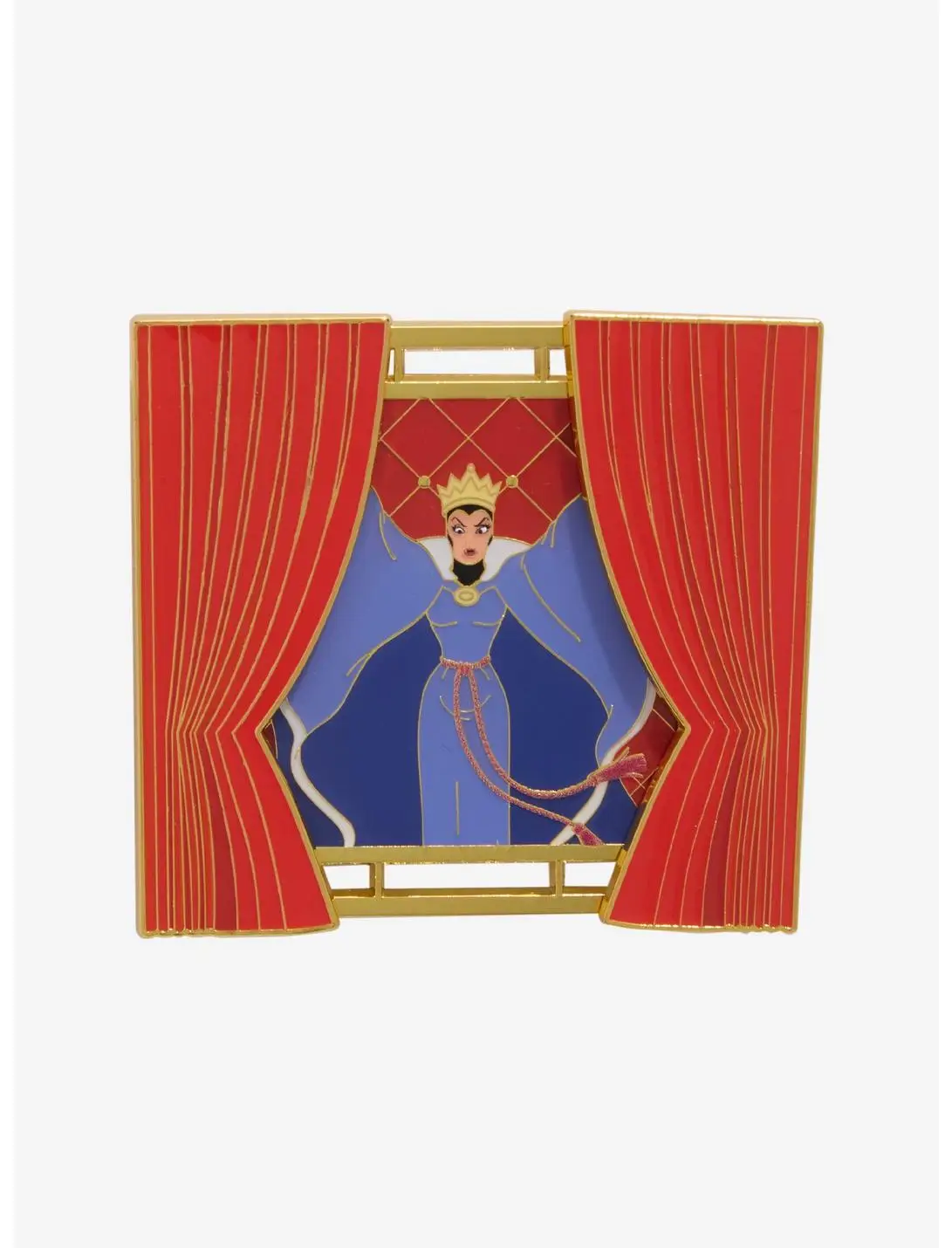 Loungefly Disney Snow White and the Seven Dwarfs Evil Queen Sliding Enamel Pin — BoxLunch Exclusive