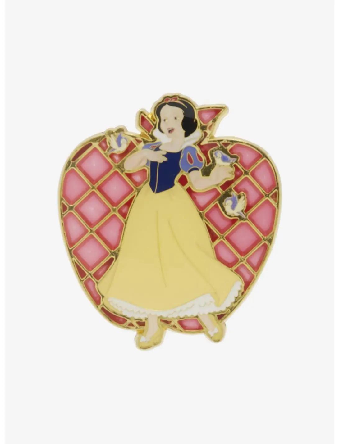 Loungefly Disney Snow White and the Seven Dwarfs Snow White Apple Stained Glass Enamel Pin