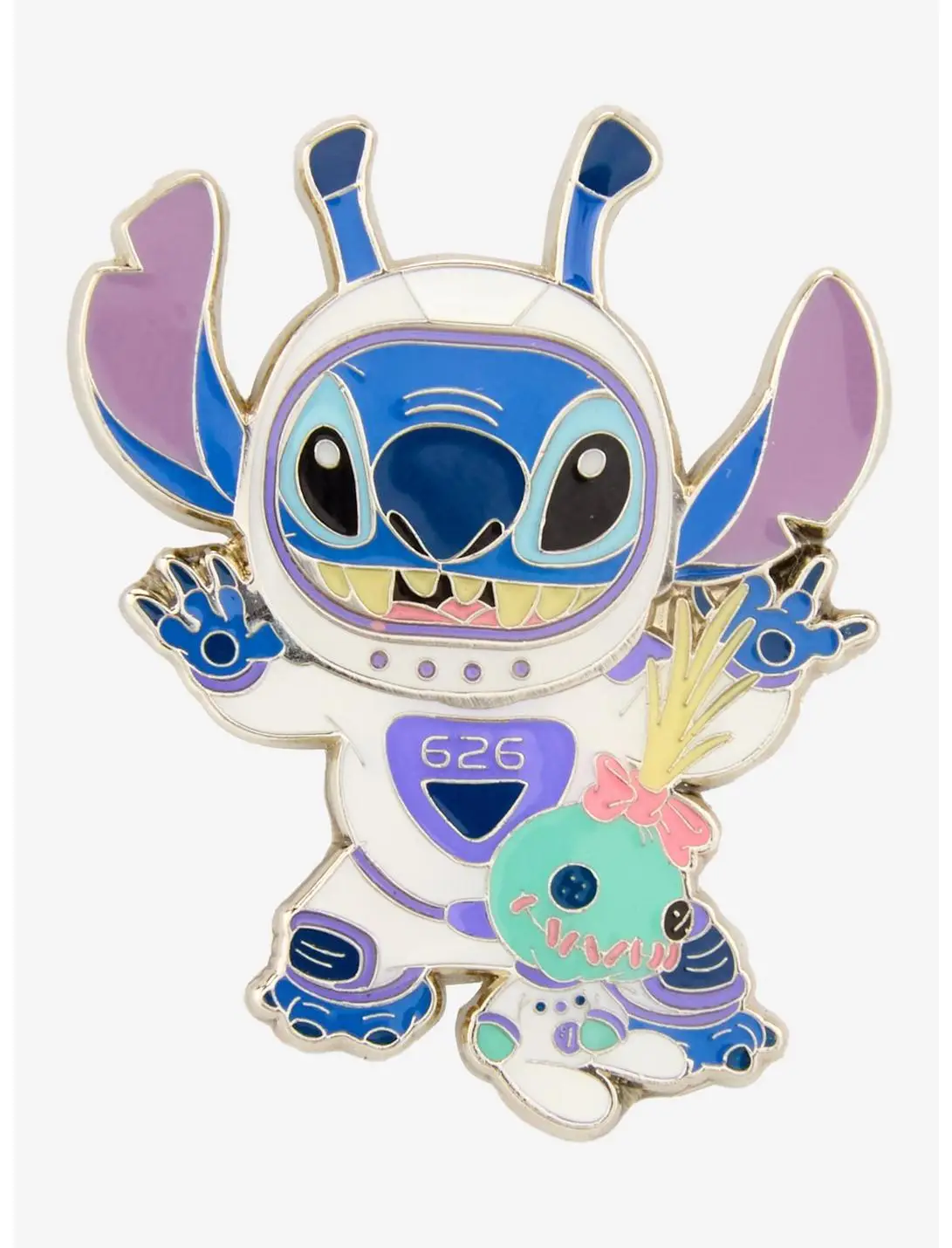 Loungefly Disney Stitch Astronaut Enamel Pin - BoxLunch Exclusive
