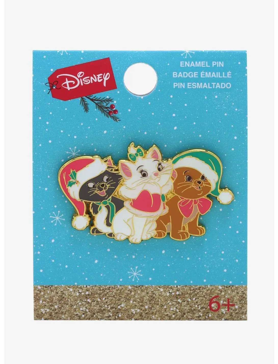 Loungefly Disney The Aristocats Holiday Kittens Enamel Pin - BoxLunch Exclusive
