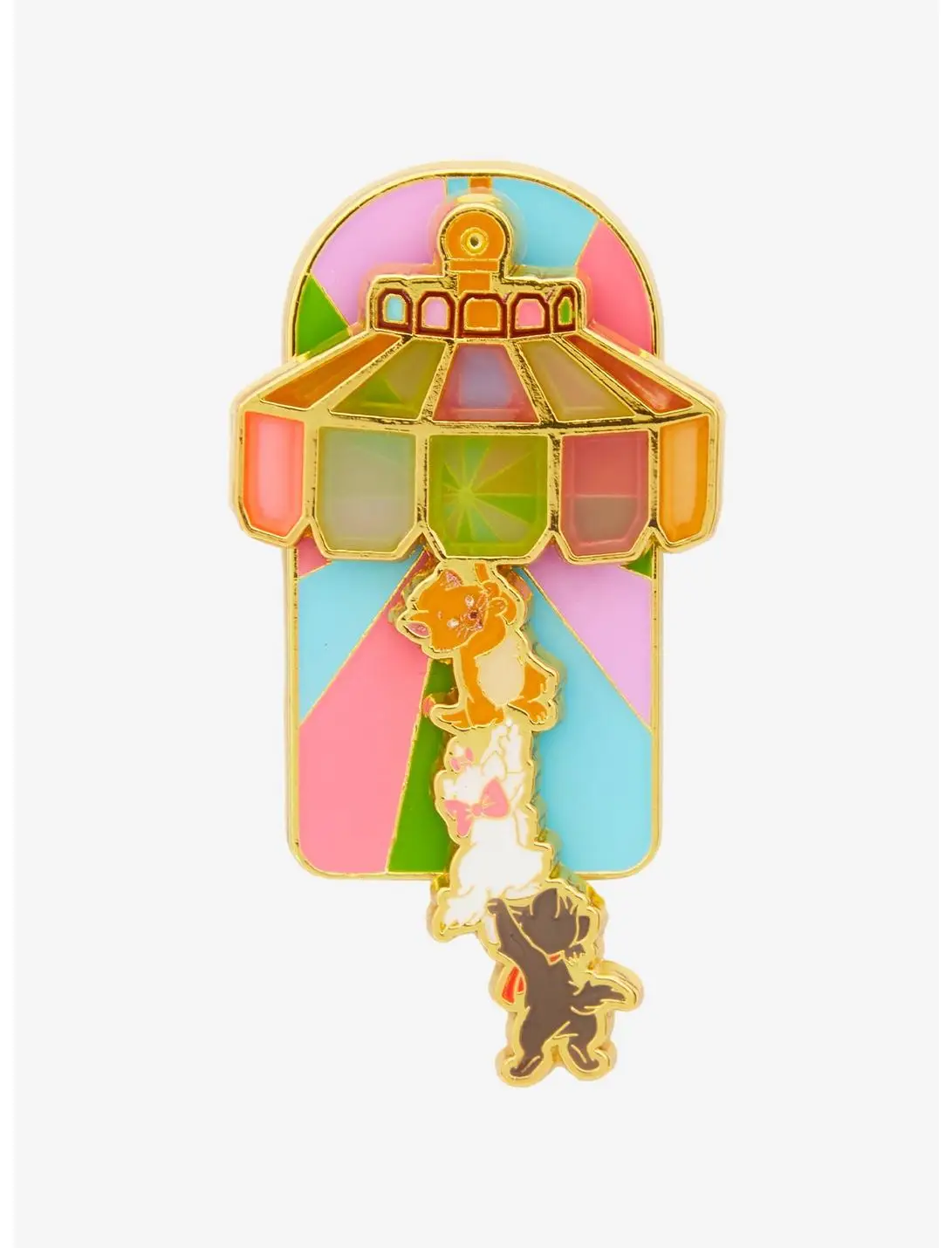 Loungefly Disney The Aristocats Kittens Lamp Swinging Enamel Pin
