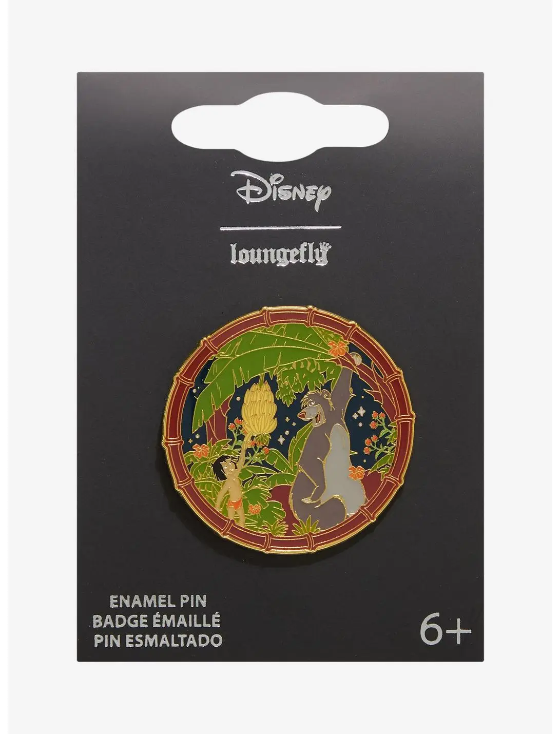 Loungefly Disney The Jungle Book Baloo & Mowgli Bananas Enamel Pin — BoxLunch Exclusive