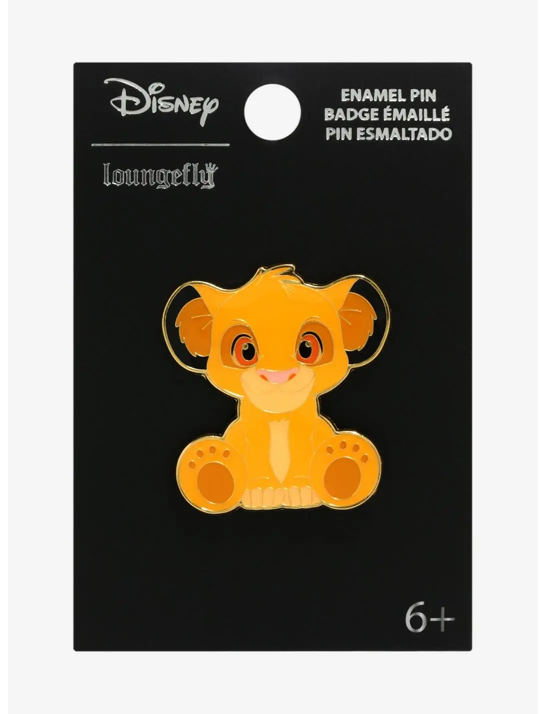 Loungefly Disney The Lion King Baby Simba Sitting Enamel Pin - BoxLunch Exclusive