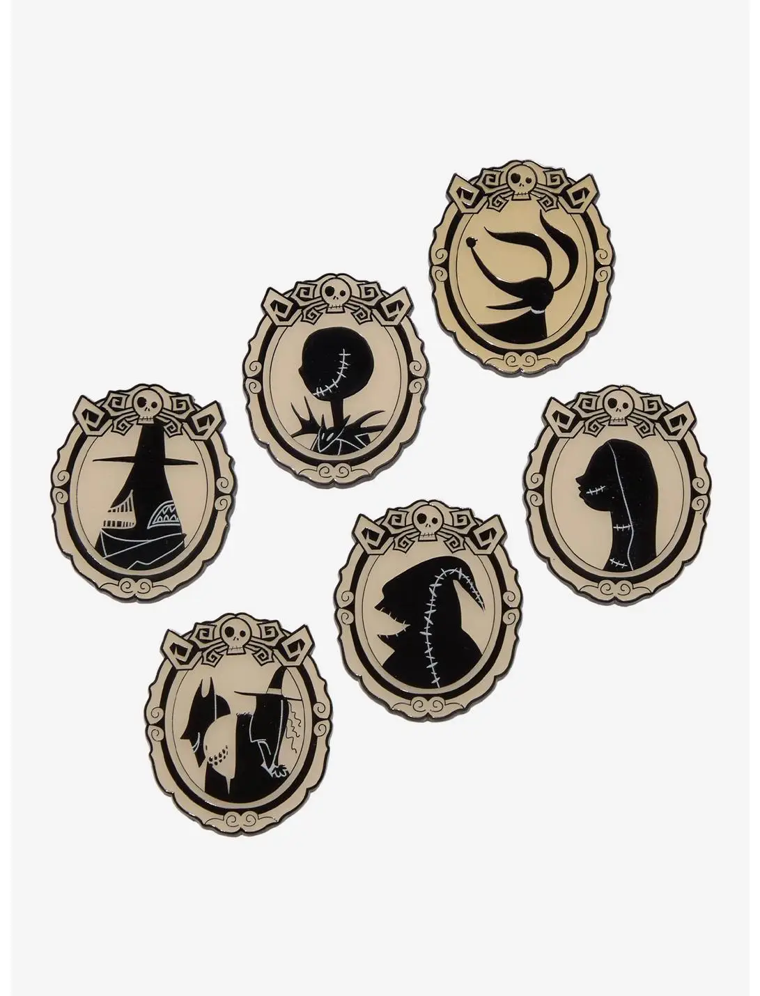 Loungefly Disney The Nightmare Before Christmas Character Cameo Portraits Blind Box Enamel Pin - BoxLunch Exclusive