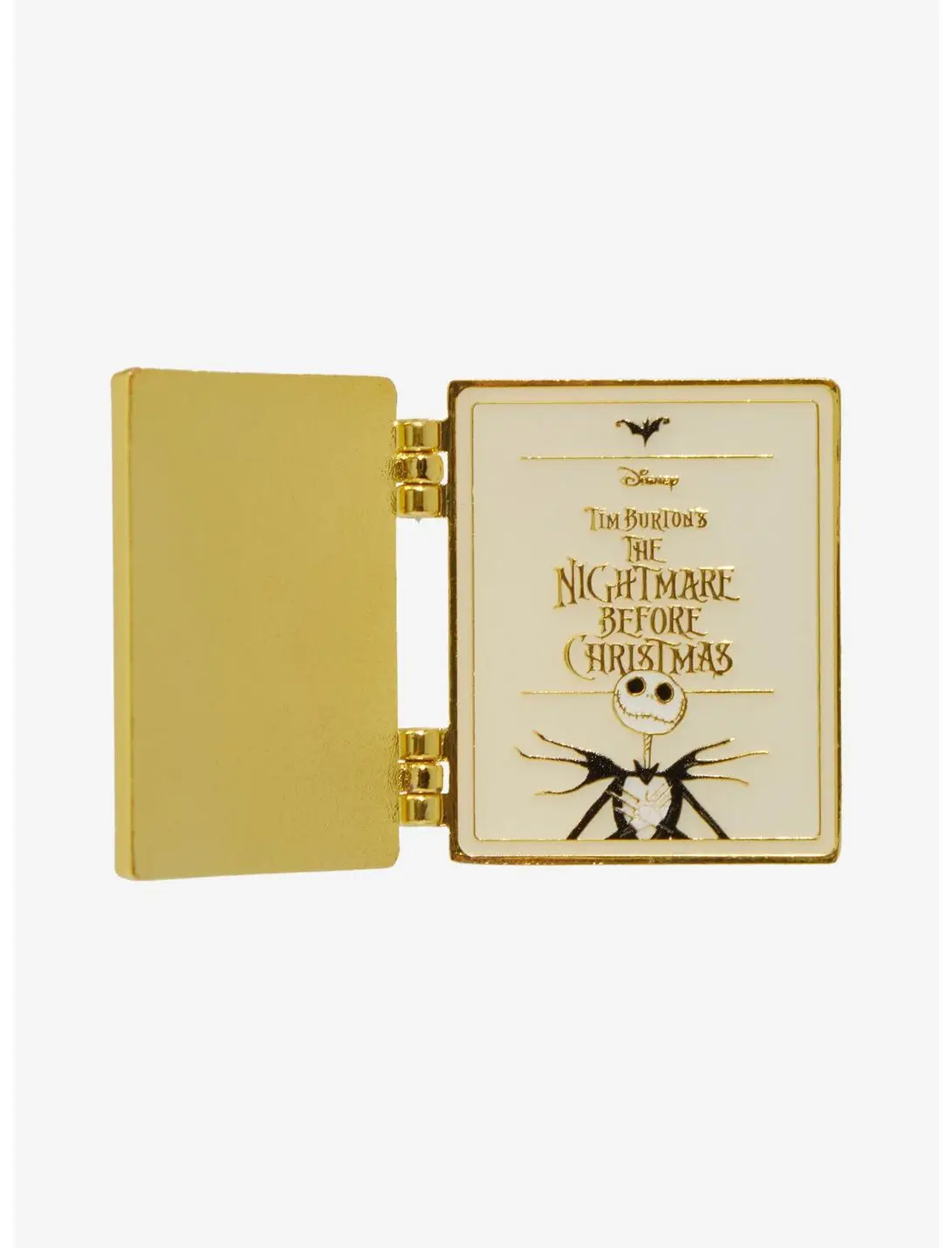 Loungefly Disney The Nightmare Before Christmas Jack & Sally Hinged Enamel Pin — BoxLunch Exclusive