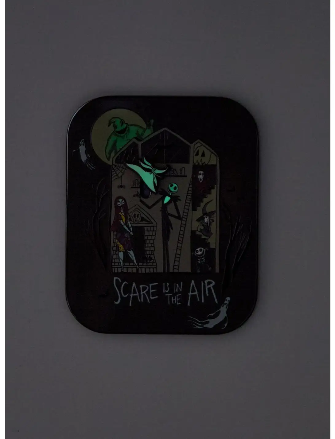 Loungefly Disney The Nightmare Before Christmas Moving Glow-in-the-Dark Limited Edition Enamel Pin - BoxLunch Exclusive