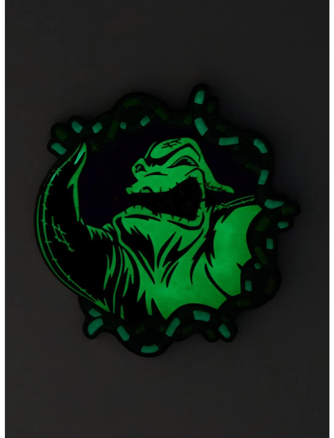 Loungefly Disney The Nightmare Before Christmas Oogie Boogie Glow-in-the-Dark Limited Edition Enamel Pin - BoxLunch Exclusive