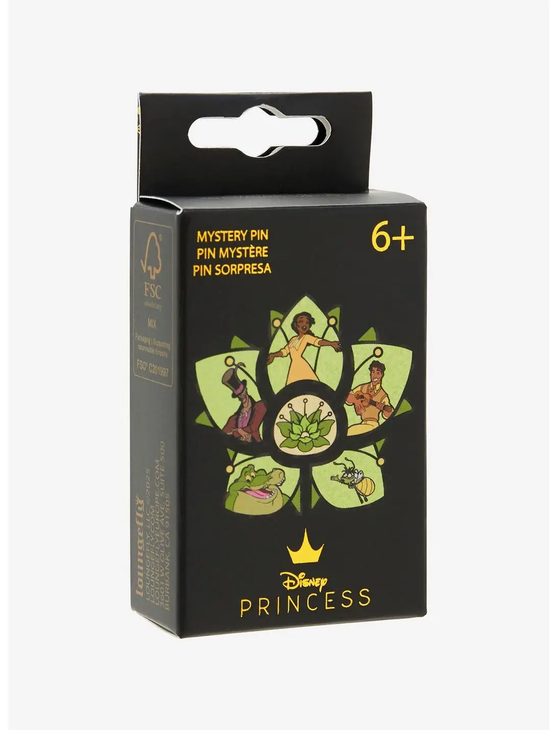 Loungefly Disney The Princess and the Frog Puzzle Glitter Assorted Blind Box Enamel Pin