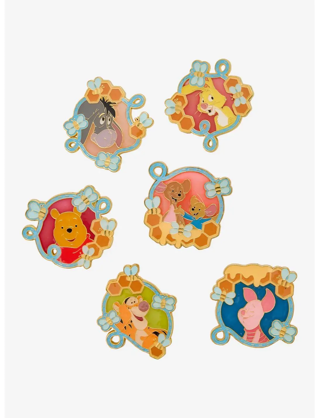 Loungefly Disney Winnie the Pooh Honeycomb Portraits Blind Box Enamel Pin — BoxLunch Exclusive
