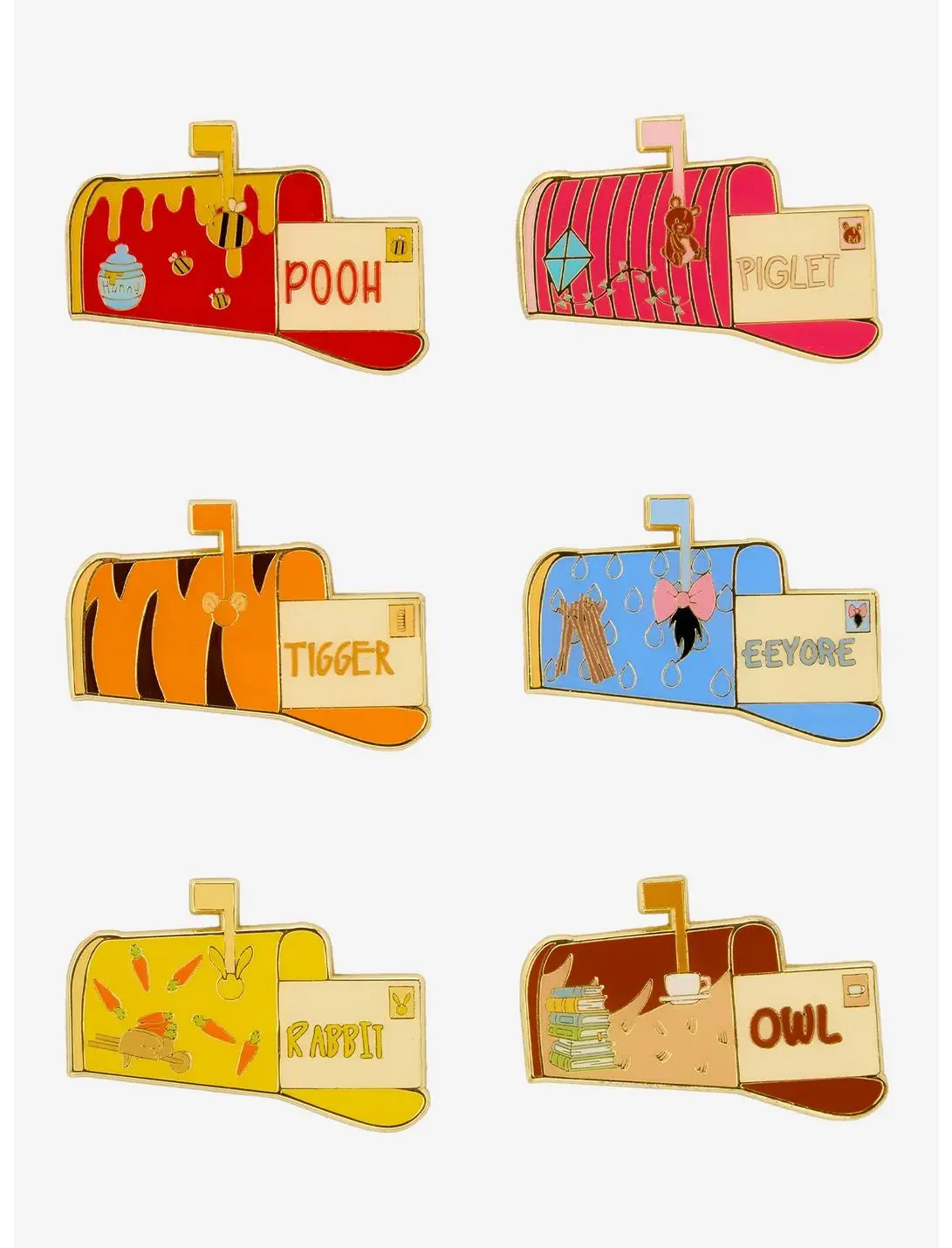 Loungefly Disney Winnie the Pooh Mailbox Blind Box Enamel Pin — BoxLunch Exclusive