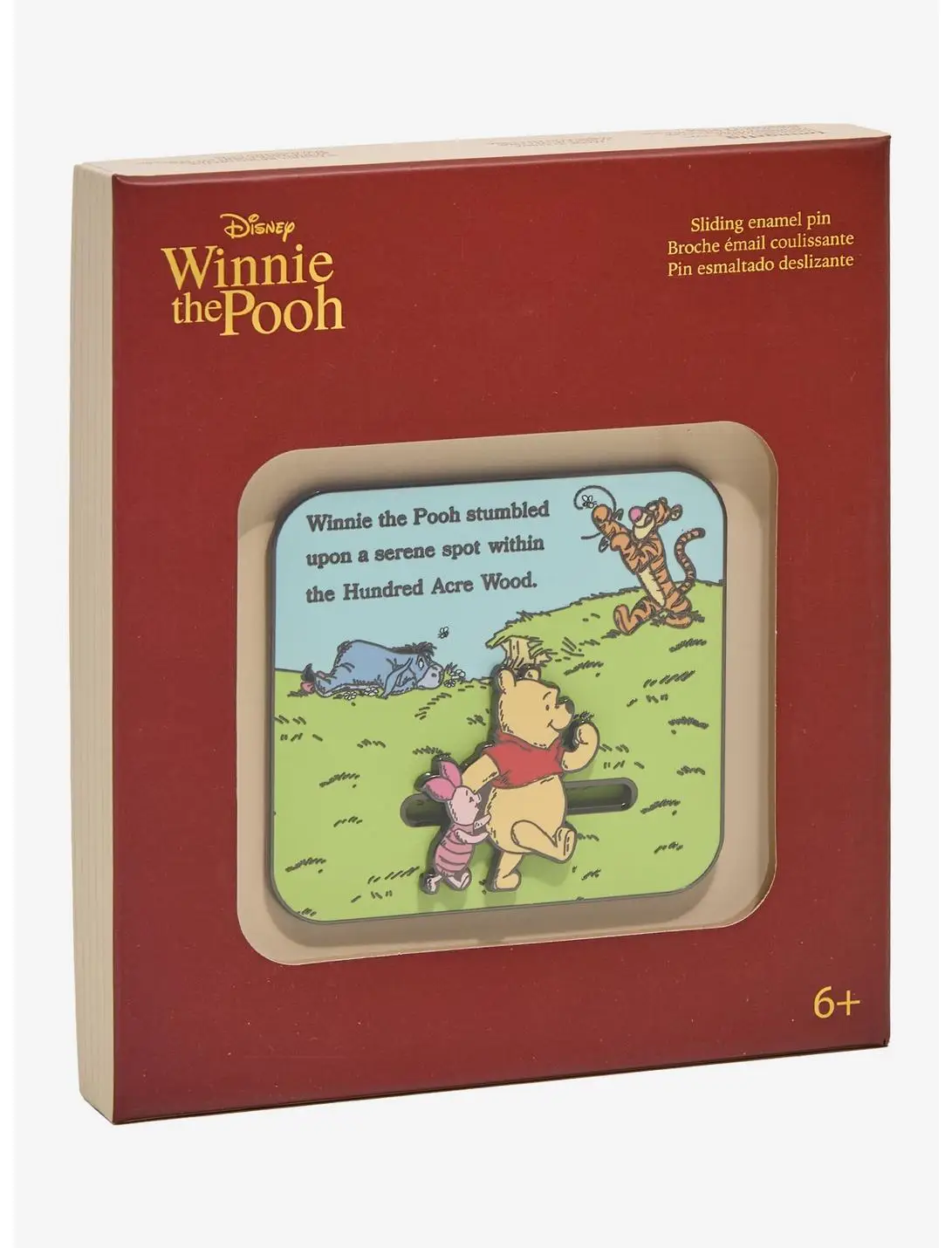 Loungefly Disney Winnie the Pooh Scene Limited Edition Sliding Enamel Pin - BoxLunch Exclusive