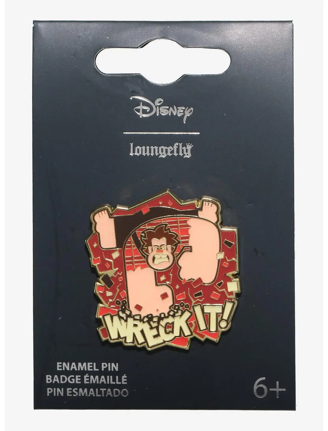 Loungefly Disney Wreck-It Ralph Wreck It Enamel Pin - BoxLunch Exclusive