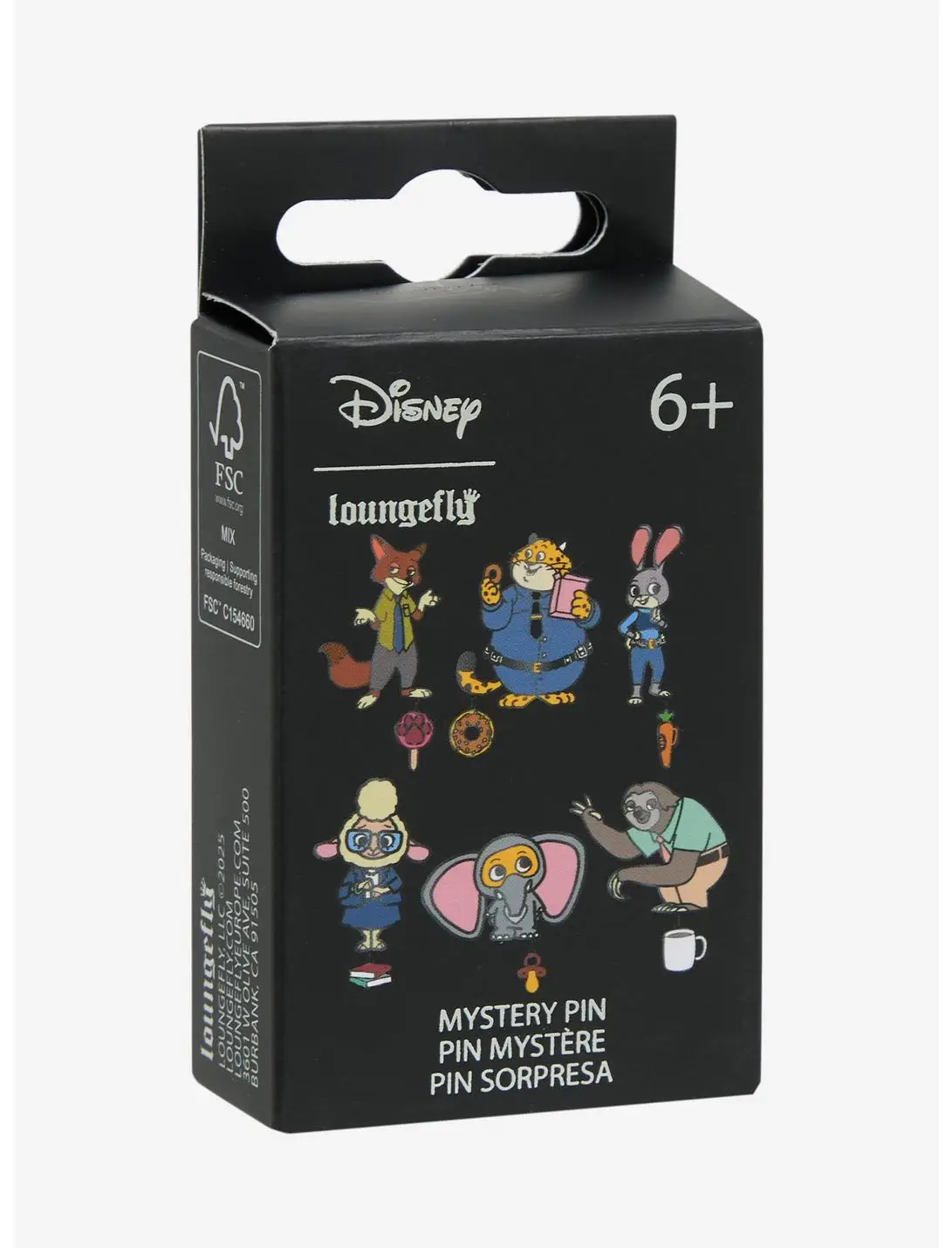 Loungefly Disney Zootopia Charmed Blind Box Enamel Pin — BoxLunch Exclusive