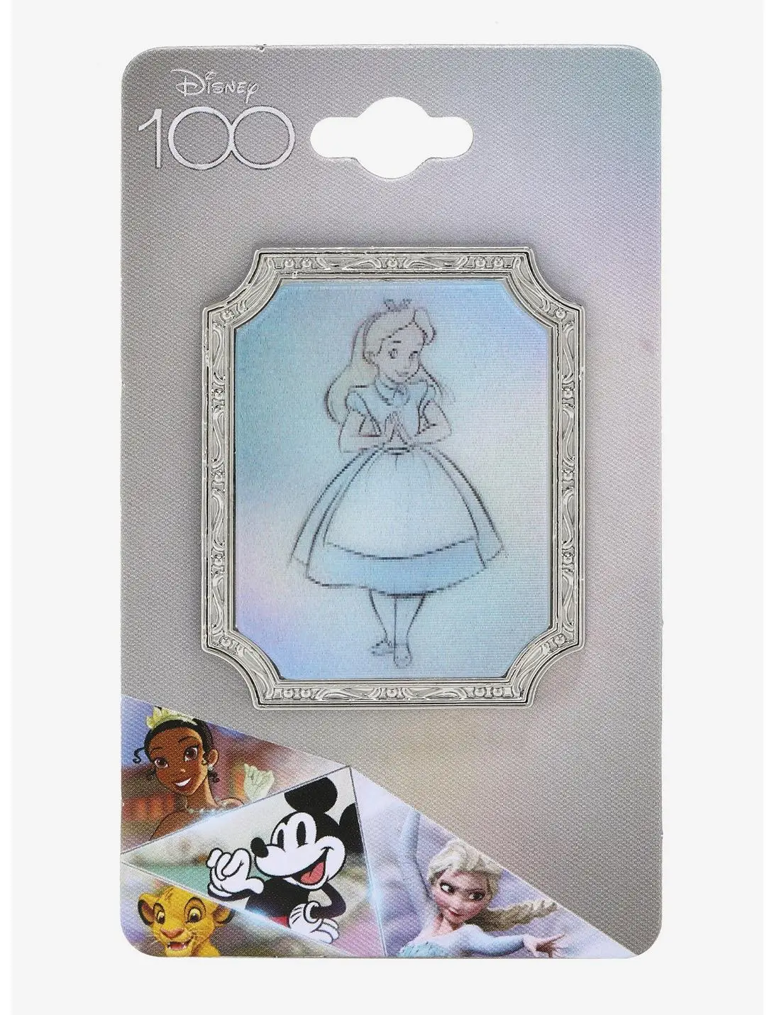 Loungefly Disney100 Alice in Wonderland Alice Sketch Lenticular Pin - BoxLunch Exclusive