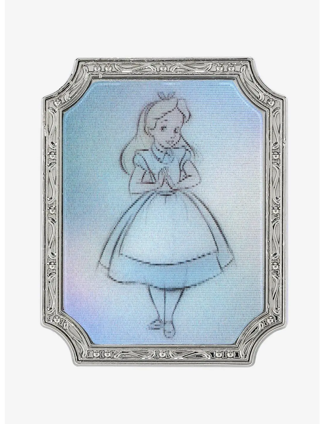Loungefly Disney100 Alice in Wonderland Alice Sketch Lenticular Pin - BoxLunch Exclusive