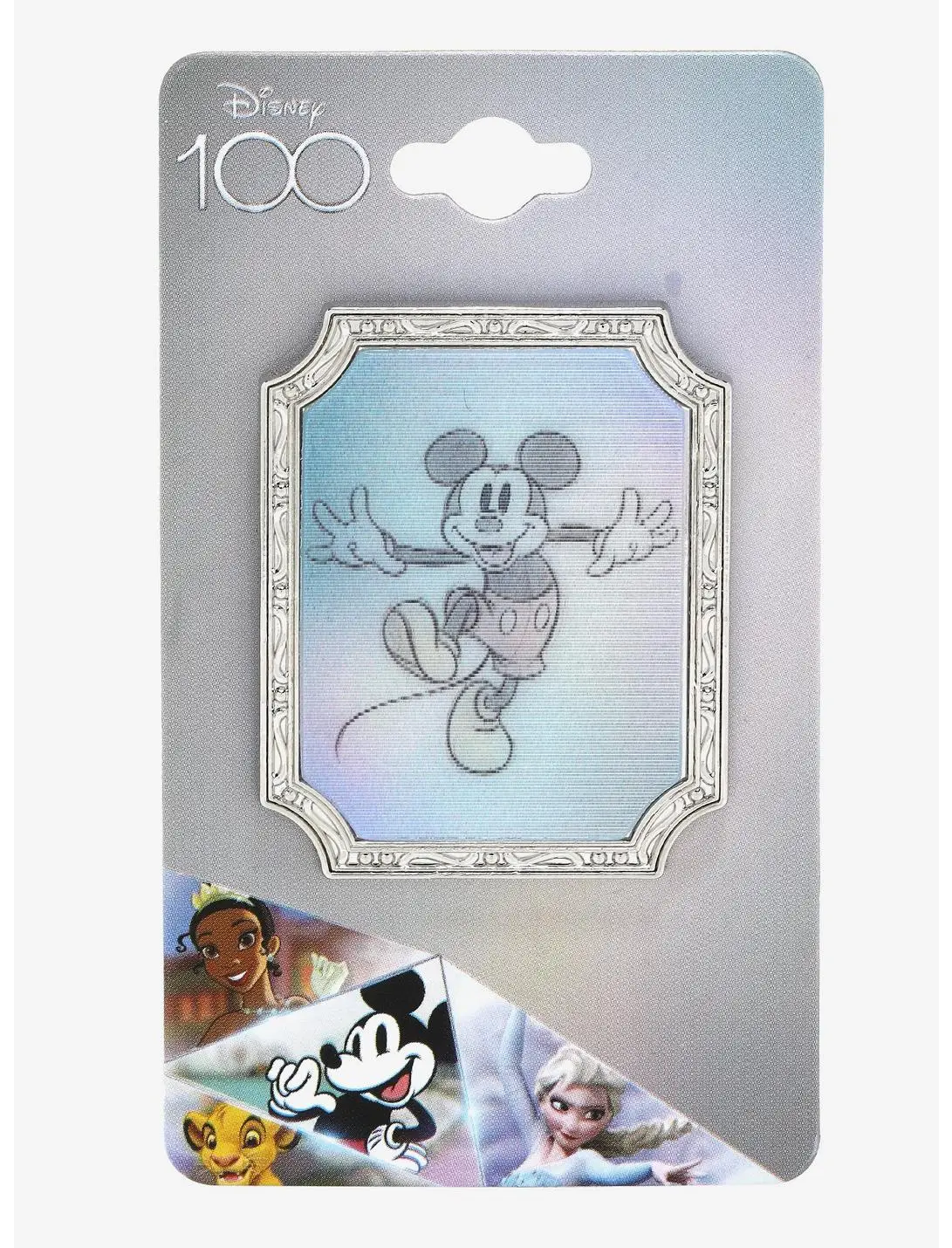 Loungefly Disney100 Mickey Mouse Sketch Lenticular Pin - BoxLunch Exclusive