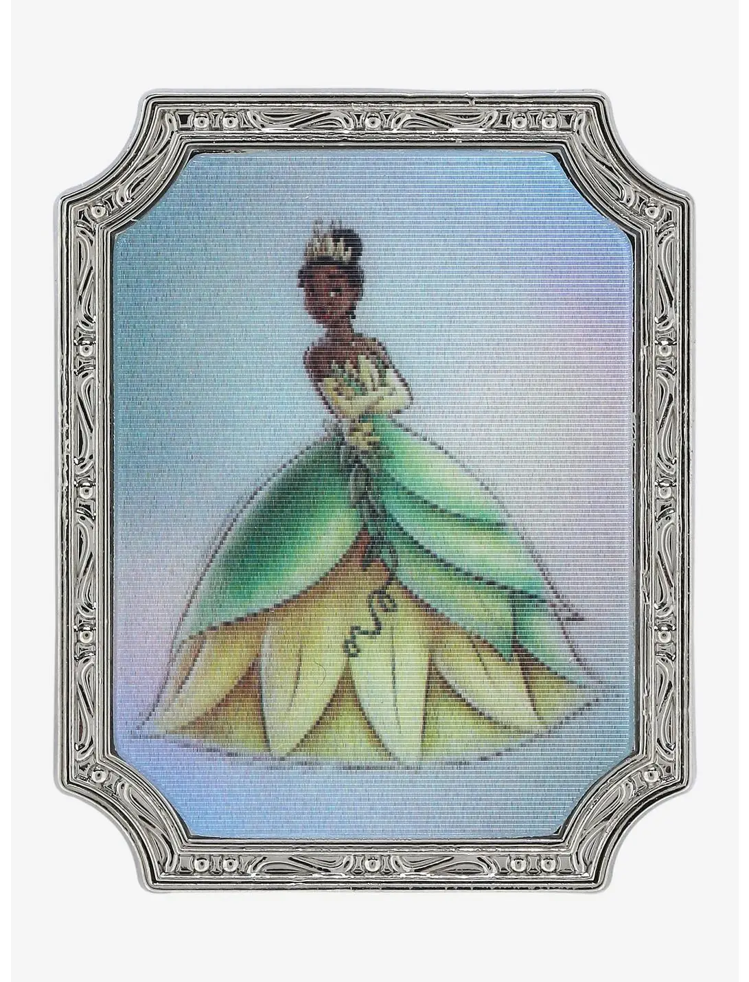 Loungefly Disney100 Princess and the Frog Tiana Sketch Lenticular Pin - BoxLunch Exclusive