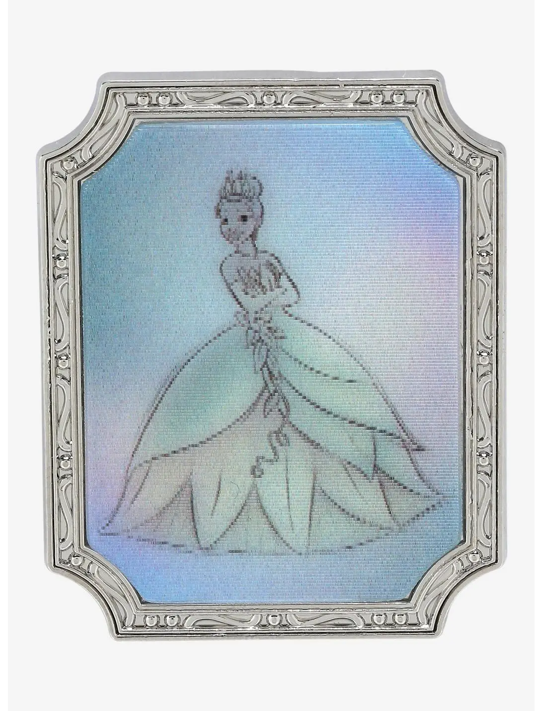 Loungefly Disney100 Princess and the Frog Tiana Sketch Lenticular Pin - BoxLunch Exclusive