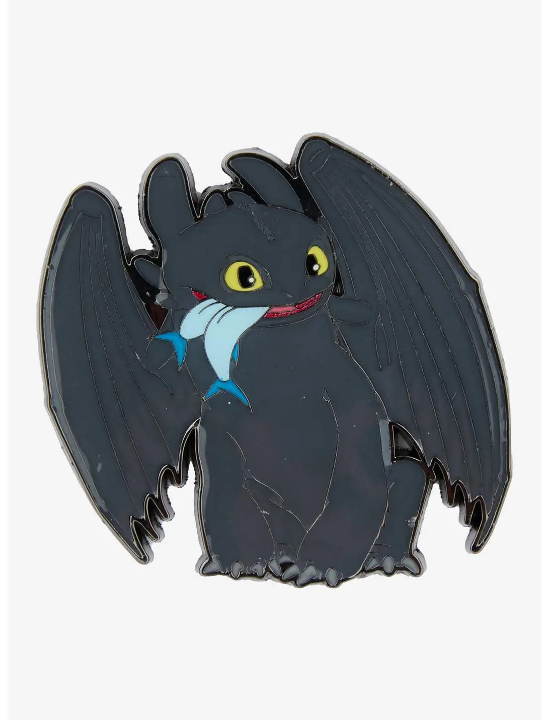Loungefly DreamWorks How to Train Your Dragon Toothless Sitting Enamel Pin - BoxLunch Exclusive
