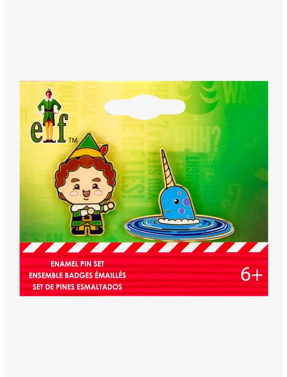 Loungefly Elf Mr. Narwhal Enamel Pin Set — BoxLunch Exclusive