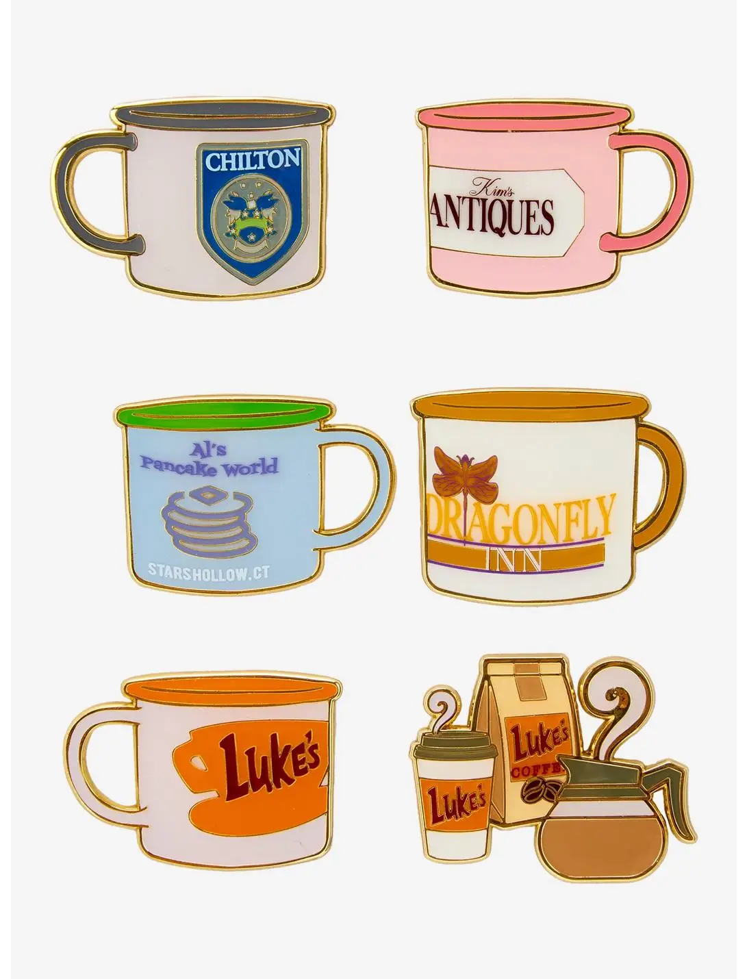Loungefly Gilmore Girls Mugs Blind Box Enamel Pin — BoxLunch Exclusive
