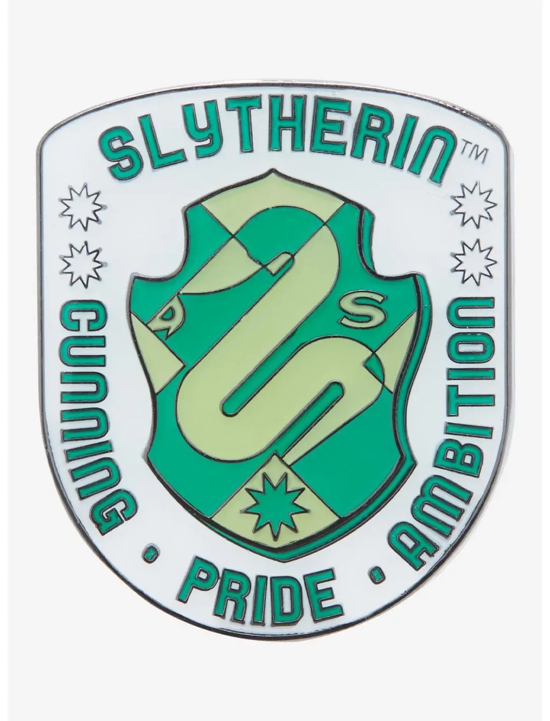 Loungefly Harry Potter Slytherin Geometric Crest Enamel Pin - BoxLunch Exclusive