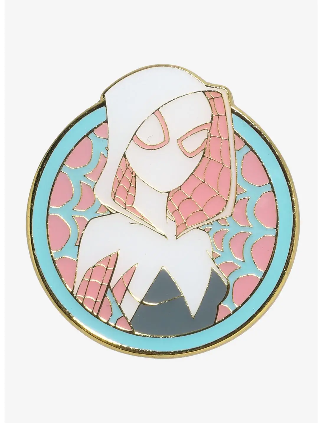 Loungefly Marvel Spider-Man Spider-Gwen Pastel Portrait Enamel Pin - BoxLunch Exclusive