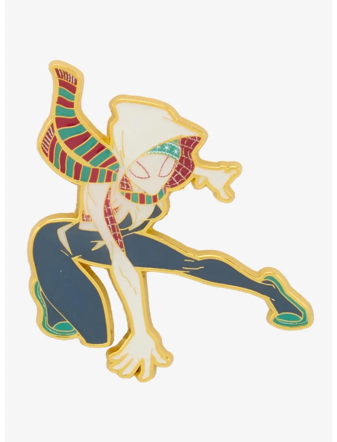 Loungefly Marvel Spider-Man Spider-Gwen Winter Enamel Pin — BoxLunch Exclusive
