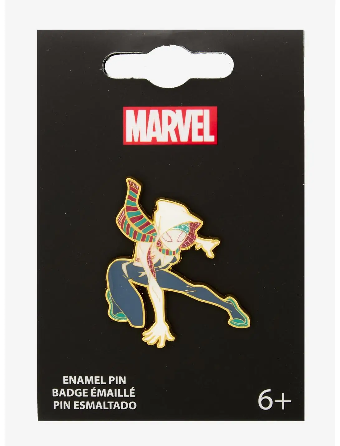 Loungefly Marvel Spider-Man Spider-Gwen Winter Enamel Pin — BoxLunch Exclusive