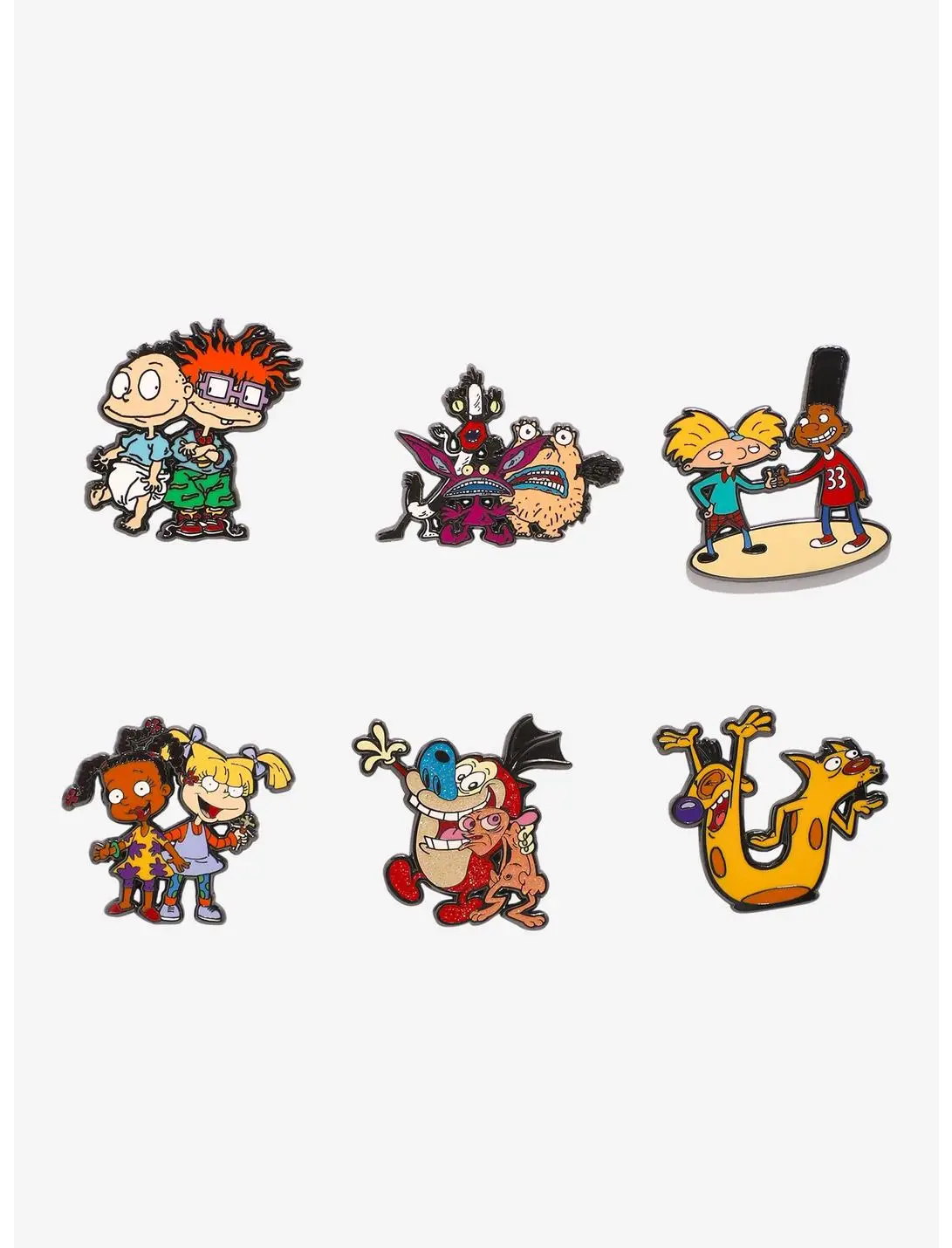 Loungefly Nickelodeon Retro Characters Blind Box Enamel Pin