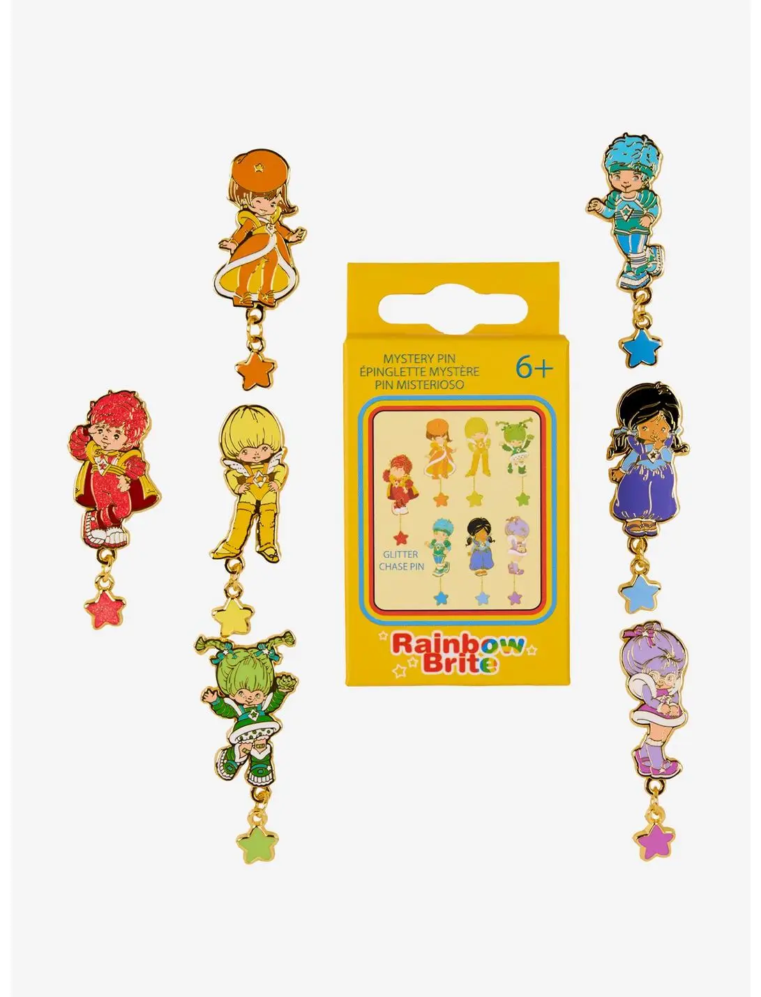 Loungefly Rainbow Brite Dangling Charm Blind Box Enamel Pin