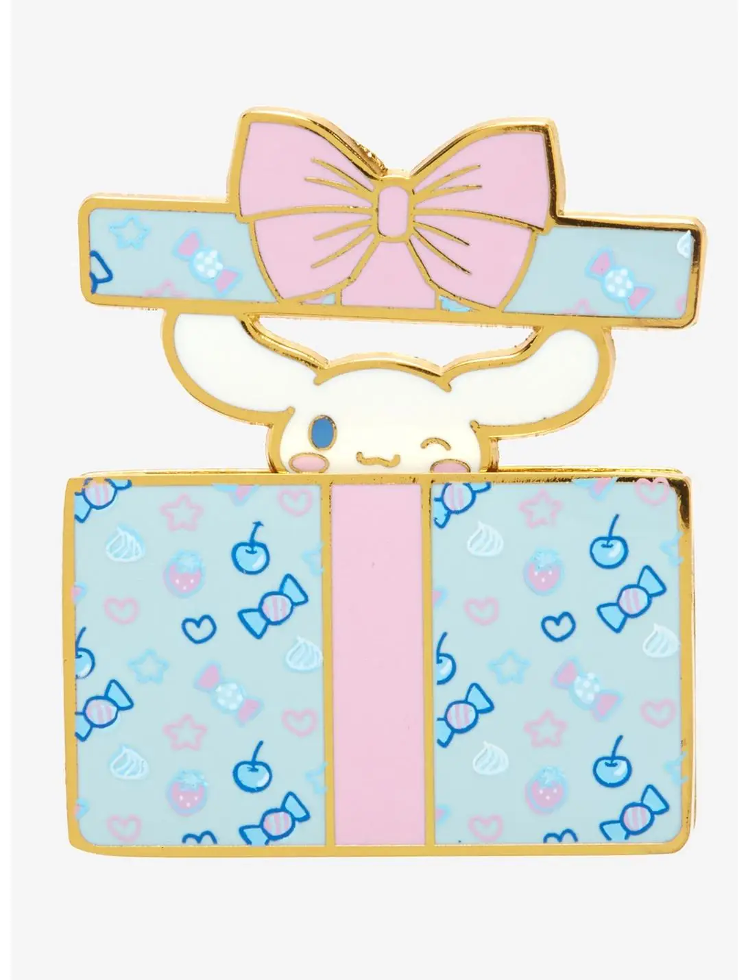 Loungefly Sanrio Cinnamoroll Present Sliding Enamel Pin - BoxLunch Exclusive