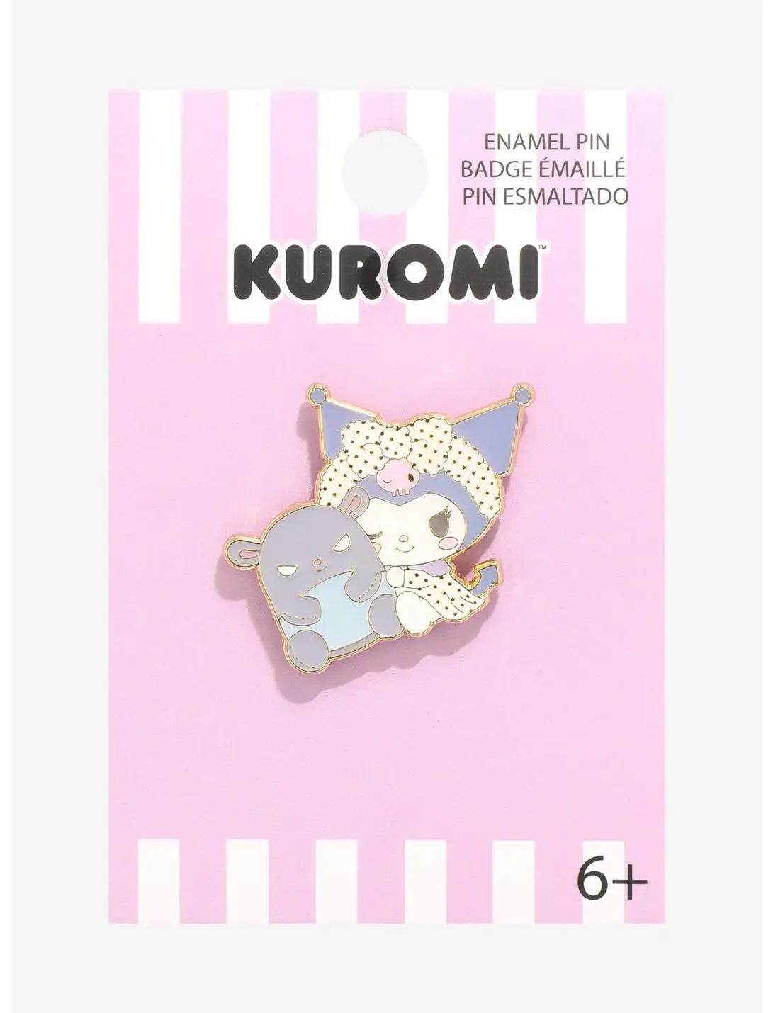 Loungefly Sanrio Kuromi Pajamas Enamel Pin - BoxLunch Exclusive